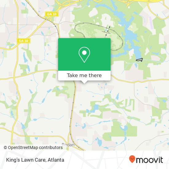 King's Lawn Care map