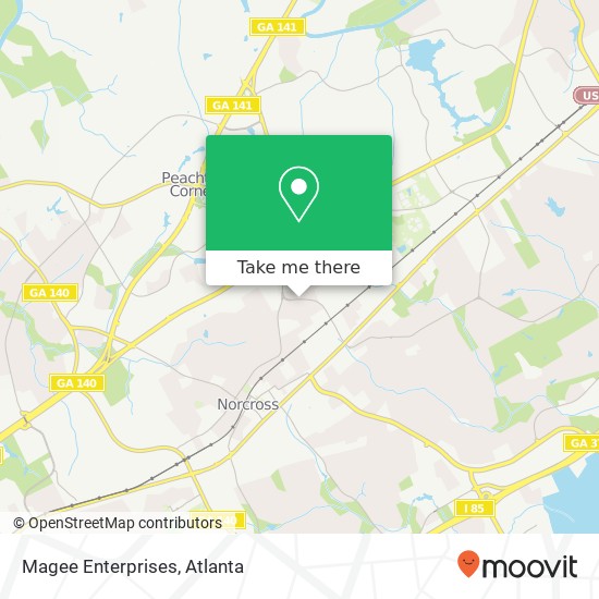 Mapa de Magee Enterprises