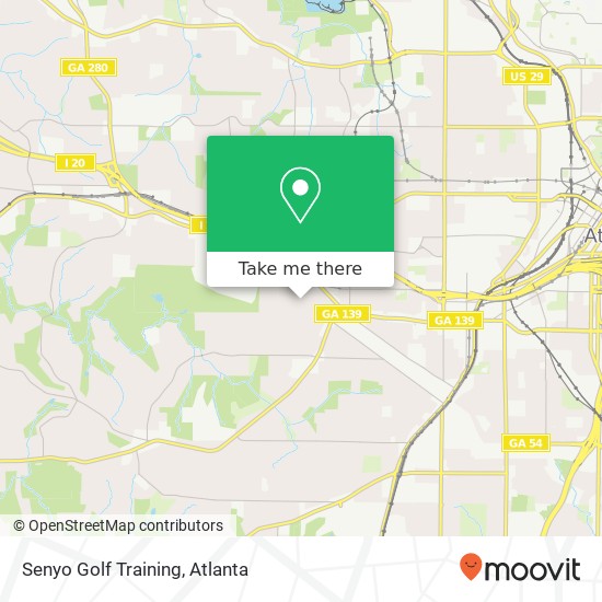 Senyo Golf Training map