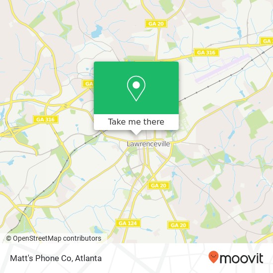 Matt's Phone Co map