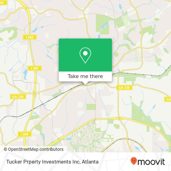 Mapa de Tucker Prperty Investments Inc