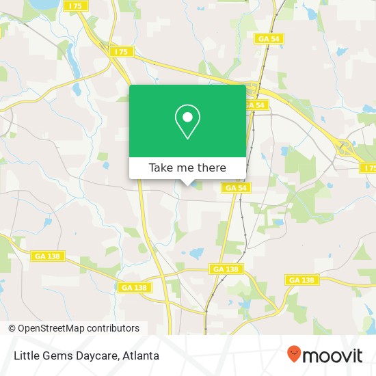 Mapa de Little Gems Daycare