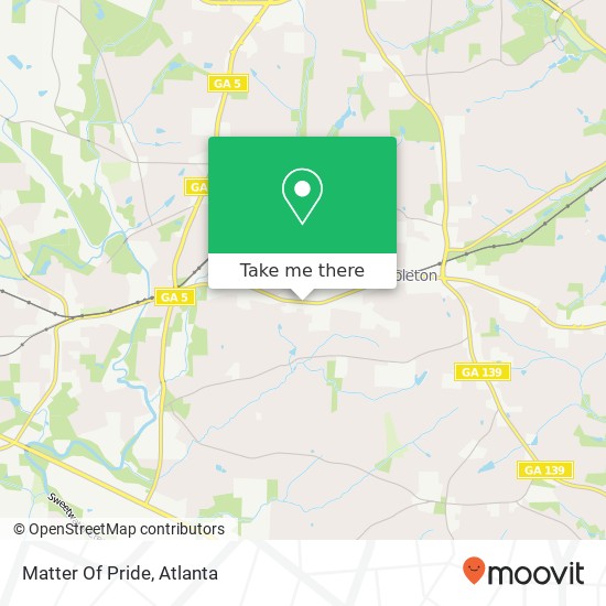 Matter Of Pride map