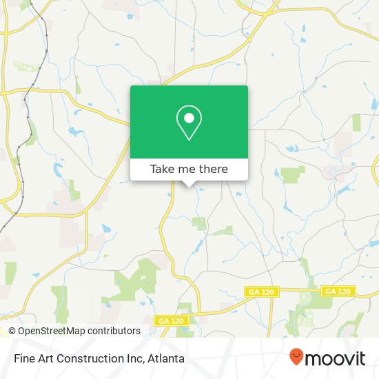 Mapa de Fine Art Construction Inc