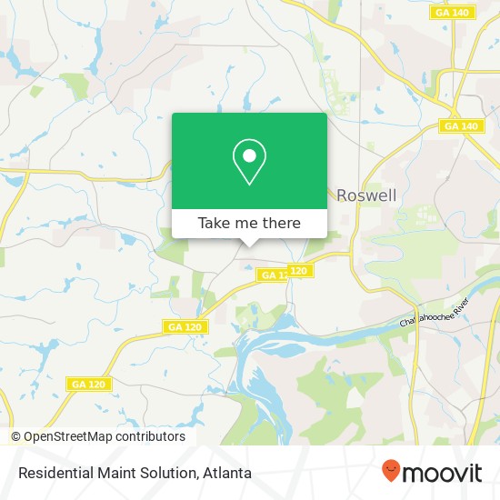 Mapa de Residential Maint Solution