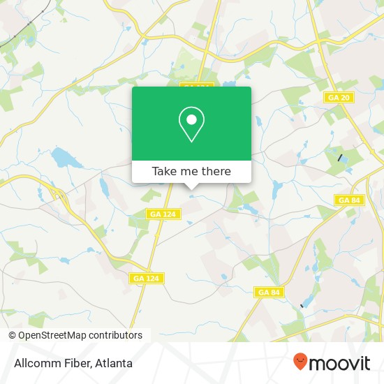 Allcomm Fiber map