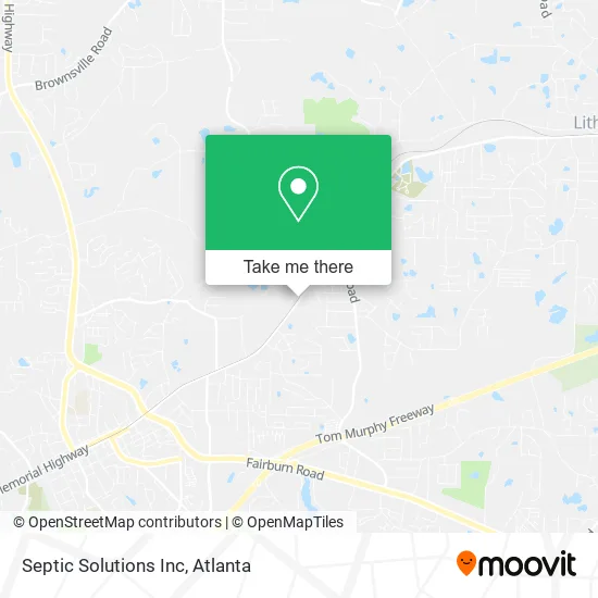 Septic Solutions Inc map