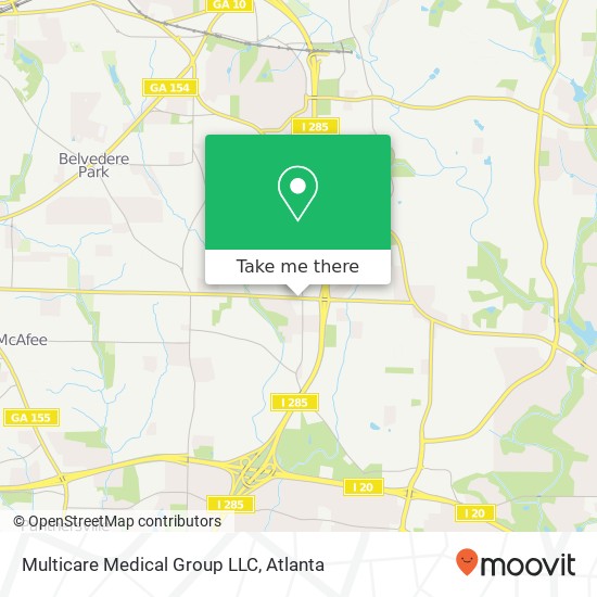 Mapa de Multicare Medical Group LLC