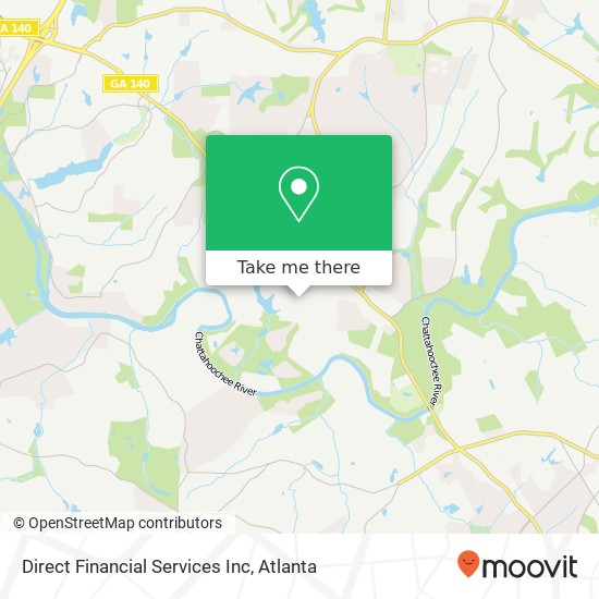 Direct Financial Services Inc map