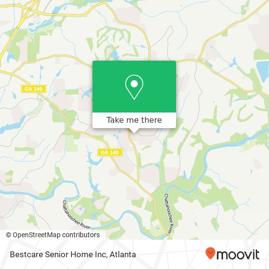 Bestcare Senior Home Inc map