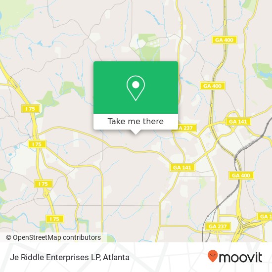 Je Riddle Enterprises LP map