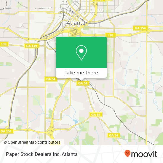 Mapa de Paper Stock Dealers Inc