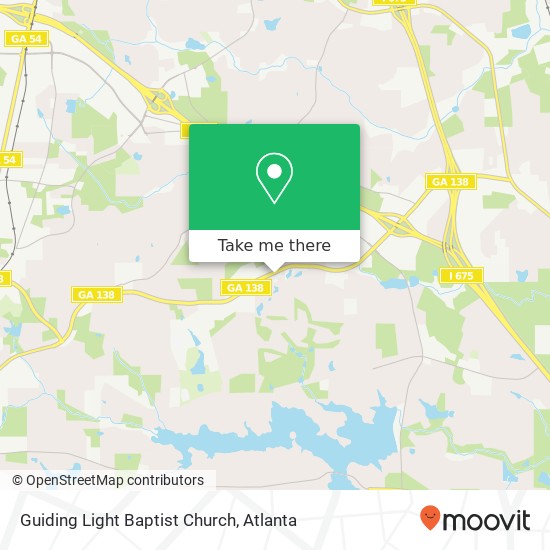 Mapa de Guiding Light Baptist Church