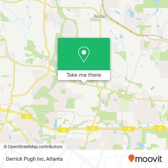 Derrick Pugh Inc map