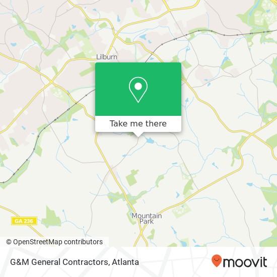 G&M General Contractors map