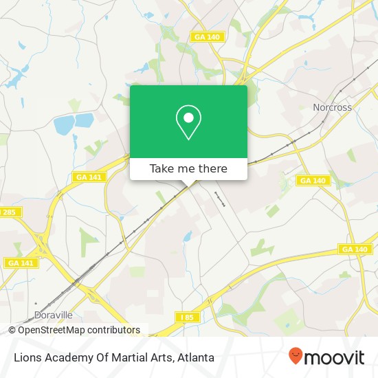 Lions Academy Of Martial Arts map