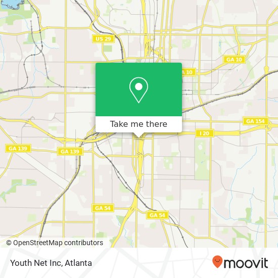 Youth Net Inc map