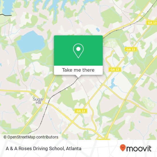 Mapa de A & A Roses Driving School