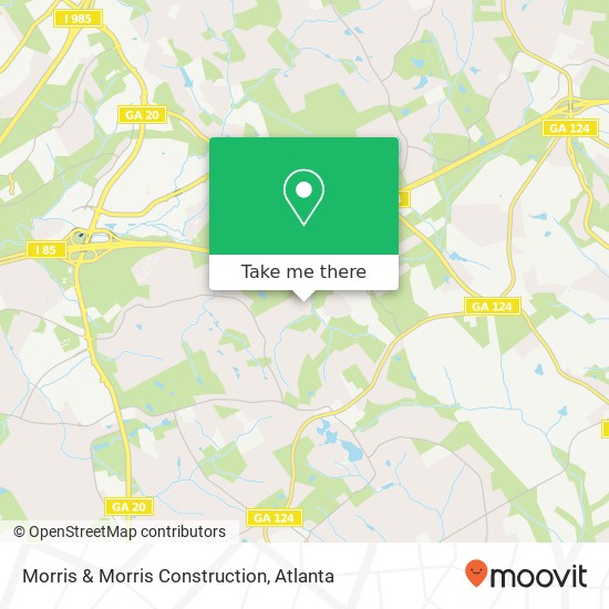 Morris & Morris Construction map