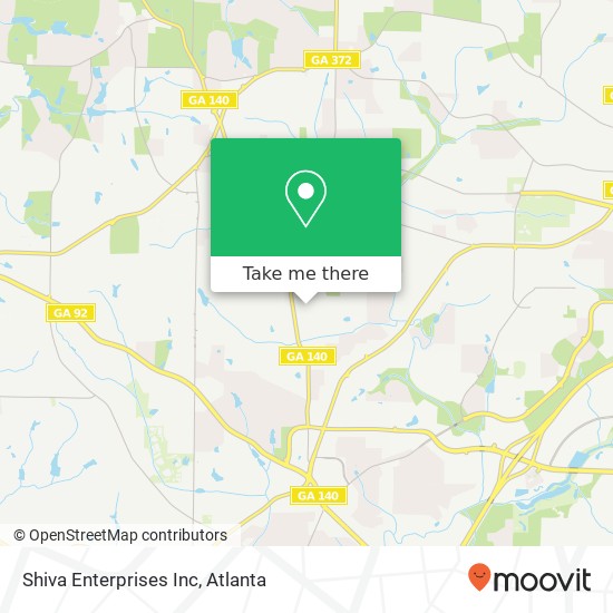 Shiva Enterprises Inc map