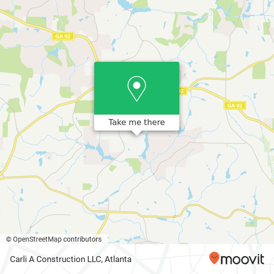 Carli A Construction LLC map