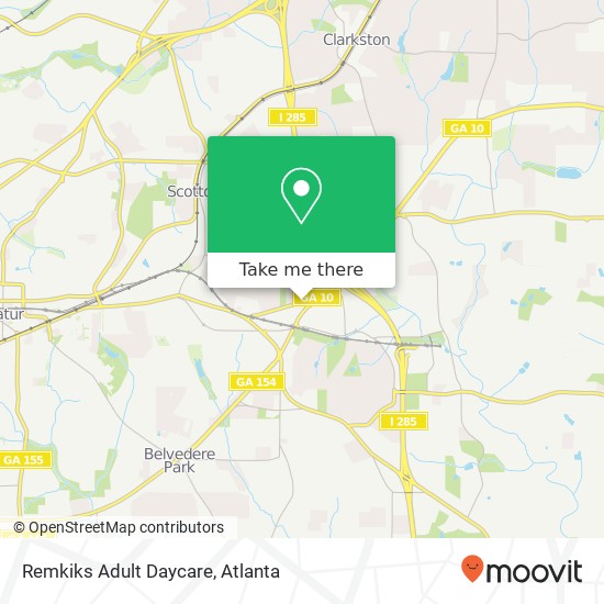 Remkiks Adult Daycare map