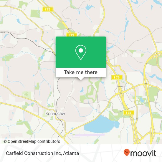 Carfield Construction Inc map