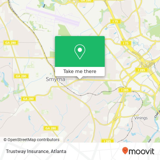 Trustway Insurance map