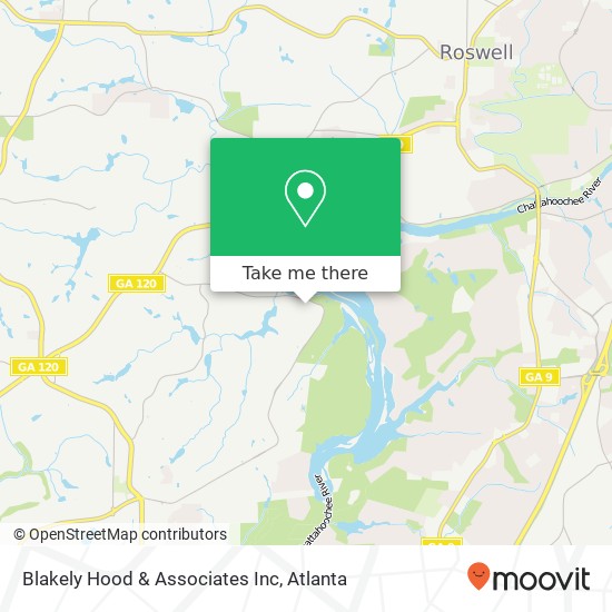 Mapa de Blakely Hood & Associates Inc