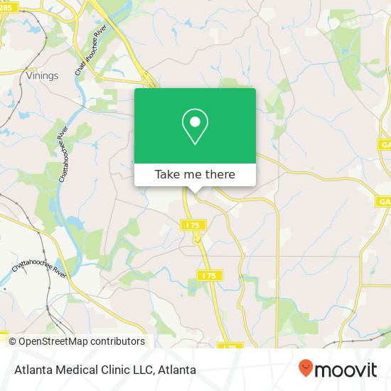 Atlanta Medical Clinic LLC map
