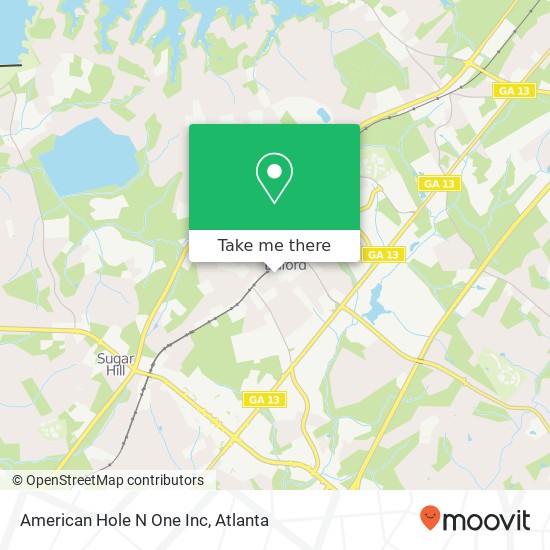 American Hole N One Inc map