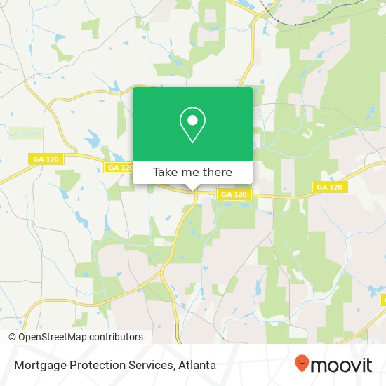 Mortgage Protection Services map