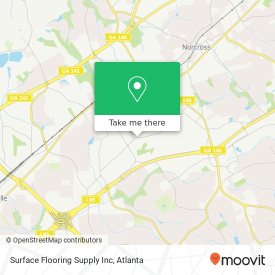 Surface Flooring Supply Inc map