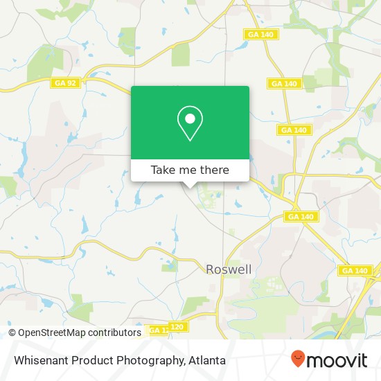 Whisenant Product Photography map