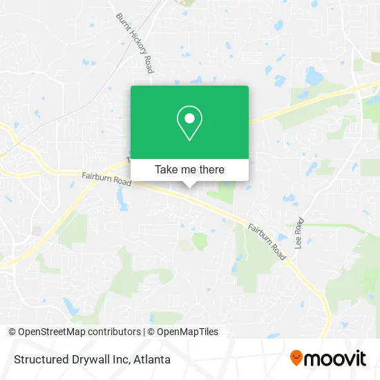 Mapa de Structured Drywall Inc