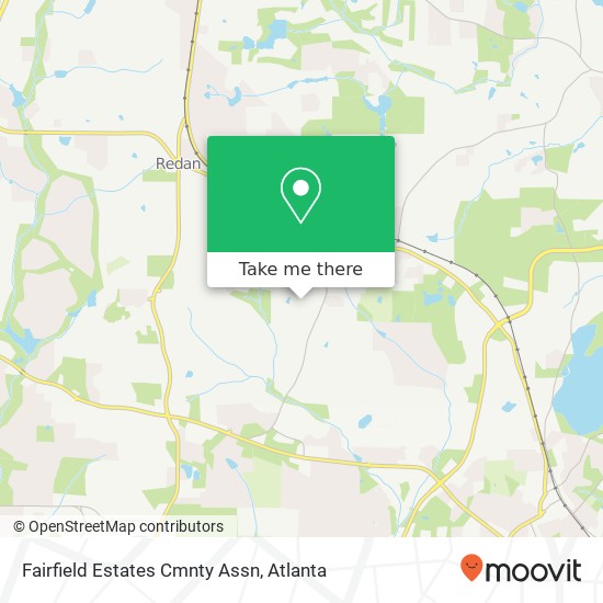 Mapa de Fairfield Estates Cmnty Assn