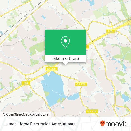 Hitachi Home Electronics Amer map