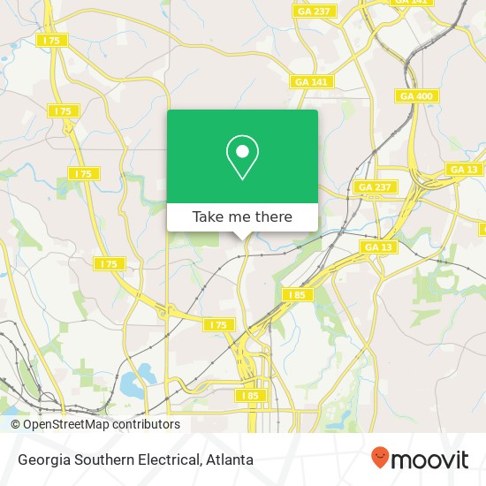 Georgia Southern Electrical map