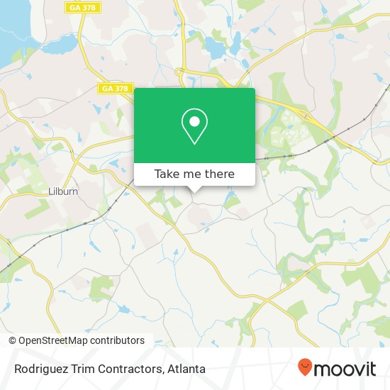 Mapa de Rodriguez Trim Contractors