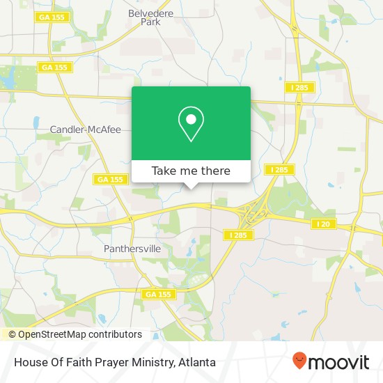 House Of Faith Prayer Ministry map