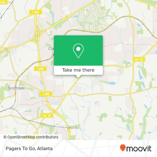 Pagers To Go map