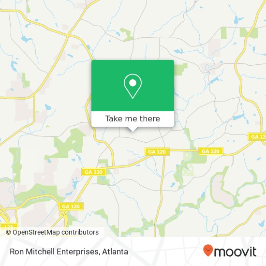 Ron Mitchell Enterprises map