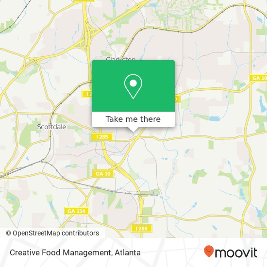 Creative Food Management map