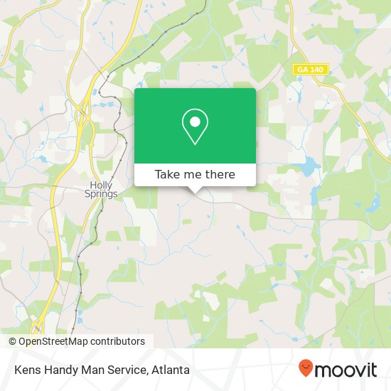 Mapa de Kens Handy Man Service