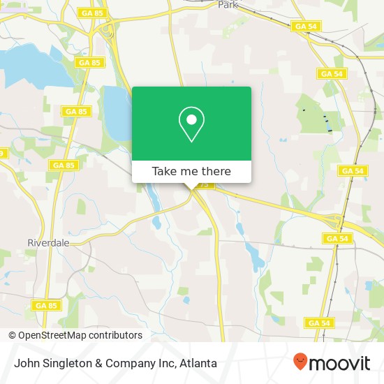 John Singleton & Company Inc map