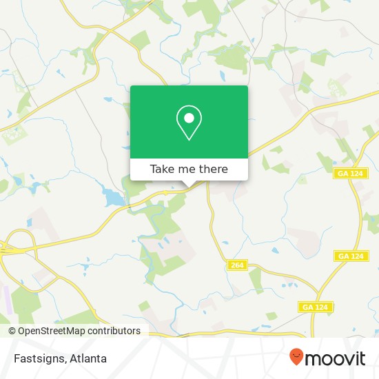 Fastsigns map