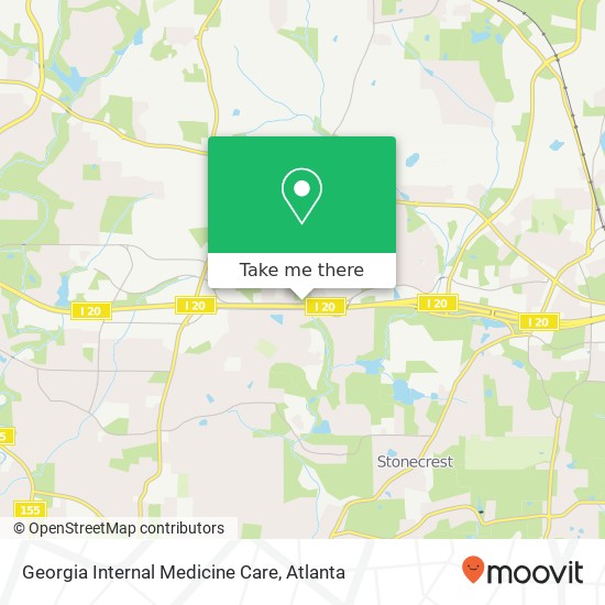 Georgia Internal Medicine Care map