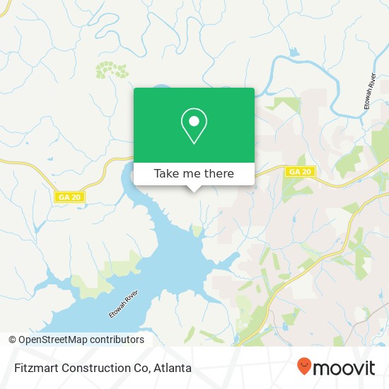 Fitzmart Construction Co map