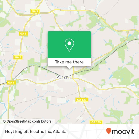 Hoyt Englett Electric Inc map