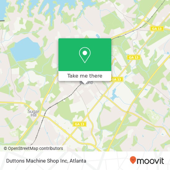 Duttons Machine Shop Inc map